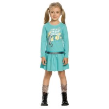 Dress for girls, height 98 cm, color of ice