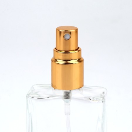 Perfume bottle, with a spray, 15 ml, golden color-9