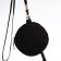 Bag Women's Baget with a zipper, black color