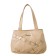 Bag bag claim. Kozh, lightning department, beige color 33x15x25cm