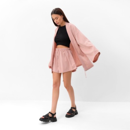 Women's costume (kimono and shorts) Mist Summer Time, powder, r.48-6