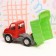 Plastic "dump truck" 23 x 11 x 13 cm mix