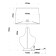 Decorative table lamp Arte Lamp Sheratan A5052LT-1CC, E27, 60 W, 38x38x65 cm, multi-colored