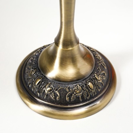 Summary Metal for 3 candles "Medallion" Color of bronze 26.5x27x9.5 cm-4