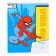 Notebook in a cage 12 sheets, 4 types of mix, cover coated paper, spider-man
