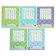 Notebook 12 sheets in the "Koshariki" line, cover coated cardboard, rounded corners, fields, block 65 g/m2, mix