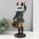Polystone souvenir "English cartoon Buldog with telescope pipe" 17x11.5x31.5 cm