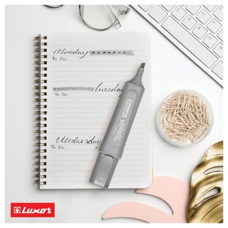 Luxor Textliter Metallic Text Meter Silver, 1-5mm-4