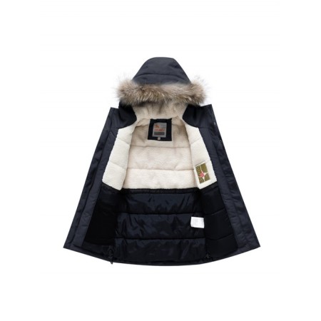 Winter park for a boy, height 140 cm, black color-2