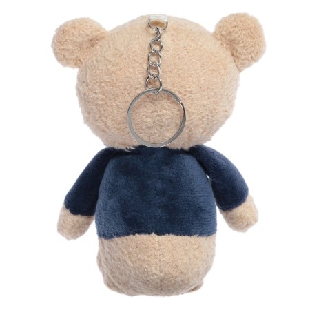 Soft toy "Bear", on a key fob, color mix-1