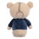 Soft toy "Bear", on a key fob, color mix