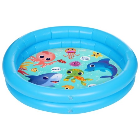 Inflatable pool “on the wave: sea kids”, 62x14 cm-3