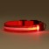 Collar with backlight double strip size L, Osh 45-52 x 2.5 cm, 3 glow modes red