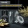 Glass jar for spices with a bugol castle of the Gallery shares, 200 ml, 9.5 × 9 × 6.5 cm