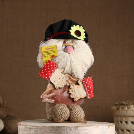 Orak-Domova "Kuzya in Kepka, with a loaf", 22x14x10 cm mix-4