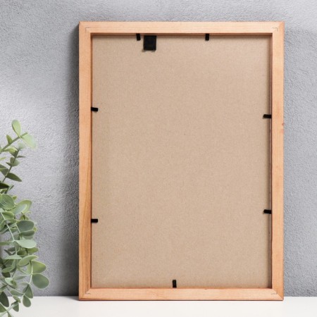 Photo frame pine c24 brown 21x30 (plastic screen)-2