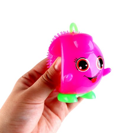 Hedgehog "cat" light with a squeam, color mix-5