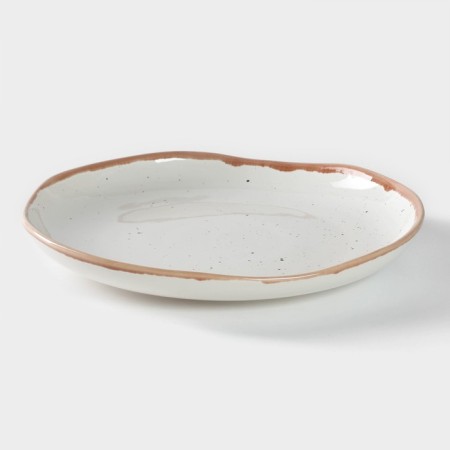 Porcelain plate Punto Bianca, D = 26.5 cm-1