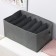 Organizer for storing linen "Smart", 6 cells, 44 × 29 × 22 cm, color gray color