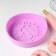 Baking uniform “Happy holiday”, silicone, 21.5 × 5 cm, lilac color