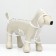 Dog raincoat, size XS (DS 18, OG 25-30, Osh 25 cm), white