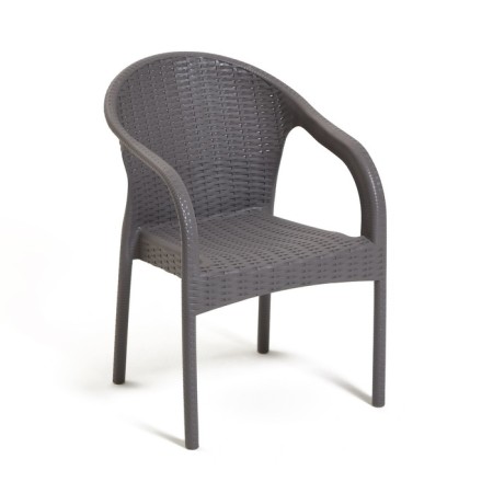 Gardener chair "Feodosia" 64 x 58.5 x 84 cm, gray