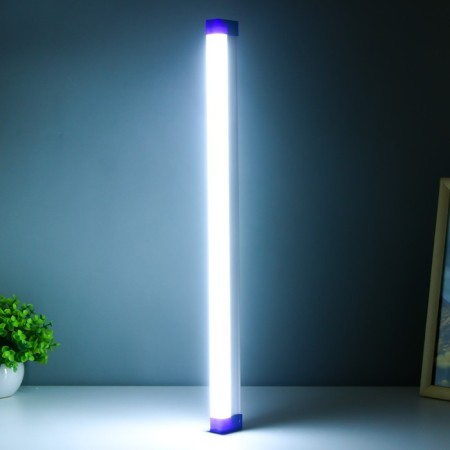 Lamp with PDU "VK-500" LED 20W USB AKB White 4x2x52 cm Bayerlux-3