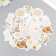 Stickers for creativity "Hats and Flowers" set 46 pcs 4.4x4.4x1.1 cm