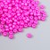 Glass beads 6/0 "neon-pink" 15 grams