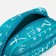 Lightning cosmetic bag, external pocket, turquoise color