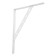 A reinforced bracket 350x250 Polymer white, 10 pcs