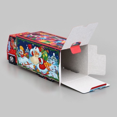 New Year's gift box "Sweeter", a truck, 26 x 8.7 x 8.3 cm. 1pc-3