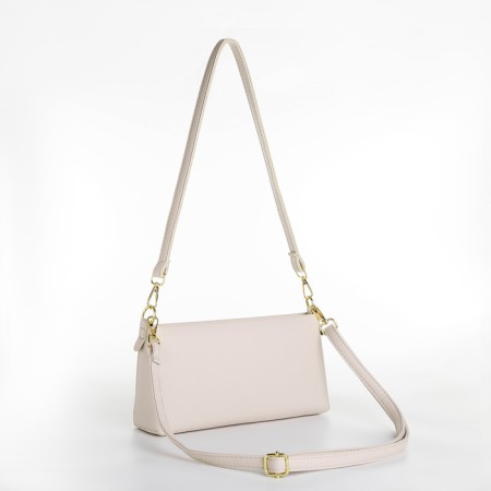 Bag Women's Cross-Bodi with a zipper, milk color-1