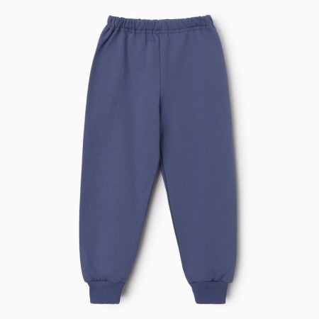 Pajama for the boy's pile, blue/blue color, height 98-104-6