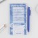 Gift set "23.02": A5 diary A5 80 sheets, planing 50 sheets and pen Plastic