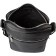 Male bag, lightning department, 2 outer pockets, adjustable belt, black color
