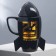 Ceramic mug "February 23", 300 ml, black color
