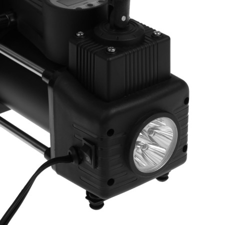 Car compressor, two-cylinder "Autovirazh" 95 l/min with digital pressure gauge AV-0109999-4