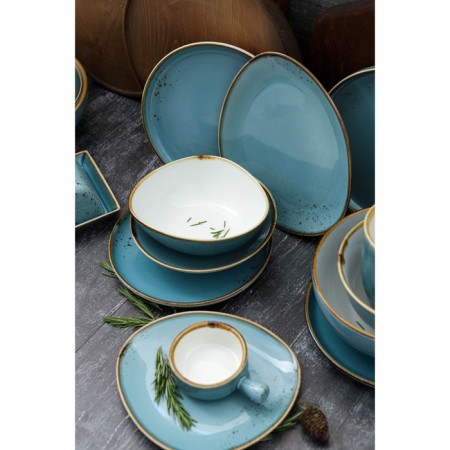 Porcelain salad Magistro "Cerera", 1.1 l, 18.5 × 7.5 cm, blue color-10