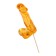 Lollipop Sosuchki "Penis Amaretto", Orange color, 173 g