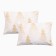 Golden Christmas pillowcase kit, 50x70 cm - 2 pcs, 100% cotton, calico