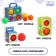 Massage ball Onlytop "Bunny", double, blue color