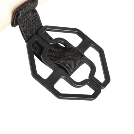 Autoshekhli universal SkyWay Arctic, artificial fur, set 2 objects, black S03001075-8