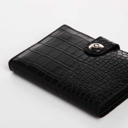 Cover on the magnet, for auto documents and passports, black color-2
