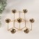 Metal candlestick for 7 candles "Geometry" d-2 cm 30x29.5x10.5 cm