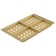 Waffel Classic waffle form, silicone, gold
