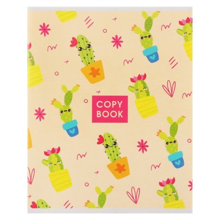 Notebook of 48 sheets in Calligrata Pattern cage, covered cardboard, block No. 2 is whitewash 75% (gray sheets), mix-7