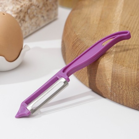 Veil vegetable cleaning "Wave", 14 cm, purple color-2