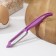 Veil vegetable cleaning "Wave", 14 cm, purple color