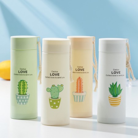 Water bottle "Cactus", 420 ml, h = 19.5 cm, color and pattern mix-3